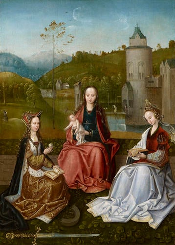 The Virgin and Child with Saints Catherine and Barbara