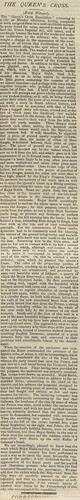 Master: Album: The Anglo-Zulu War of 1879
Item: Newspaper cutting relating to the site where Napoléon, Prince Imperial of the French died in Zululand Master: Album: The Anglo-Zulu War of 1879
Item: Newspaper cutting relating to the site where Napoléon, Prince Imperial of the French died in Zululand