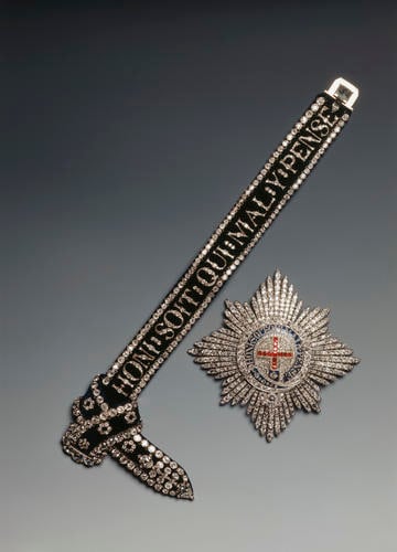 Order of the Garter (England). George III's star Order of the Garter (England). George III's star