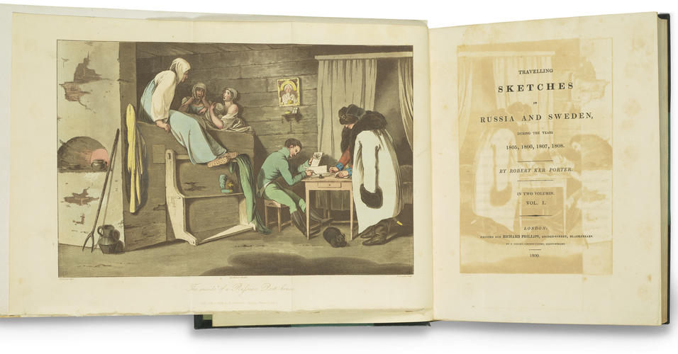 Travelling sketches in Russia and Sweden, during the years 1805, 1806, 1807, 1808 ; v. I / by Robert Ker Porter