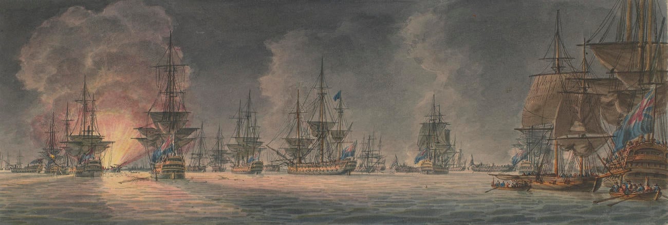 The Battle of the Nile, August 1-3, 1798