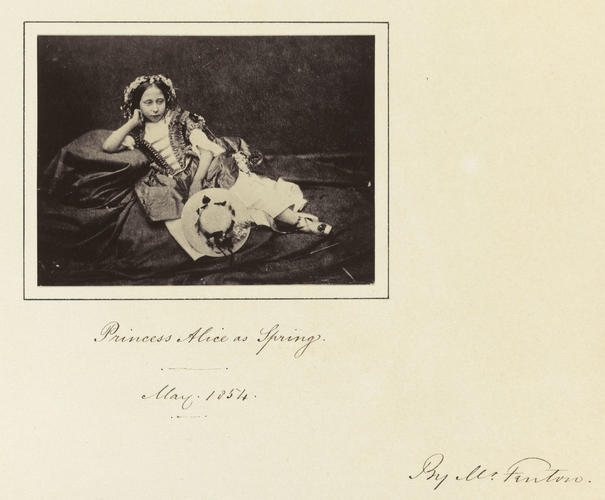 Princess Alice as 'Spring' Princess Alice as 'Spring'