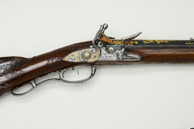 Flintlock sporting rifle (Pirschbüchse)