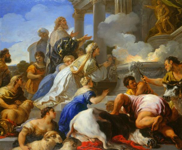 Psyche's Parents Offering Sacrifice to Apollo Psyche's Parents Offering Sacrifice to Apollo