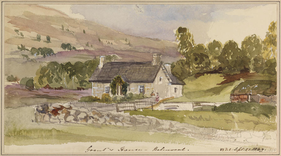Master: Queen Victoria's Sketchbook 1848-1854
Item: Grant's House - Balmoral
