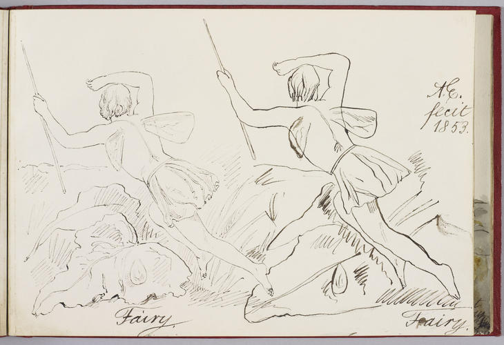 Master: Albert Edward's Teaching Sketch Book (Later Edward VII) 1853-54
Item: Fairy Master: Albert Edward's Teaching Sketch Book (Later Edward VII) 1853-54
Item: Fairy