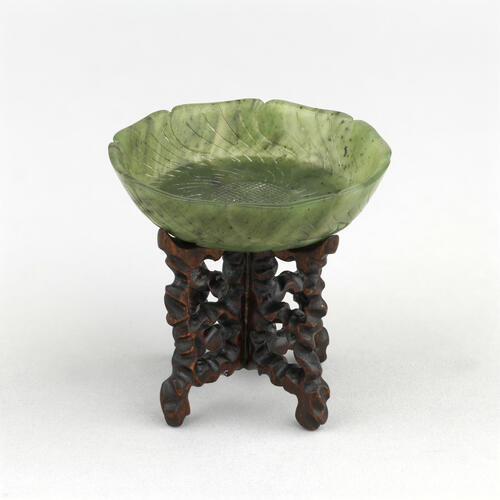 Dish and stand Dish and stand