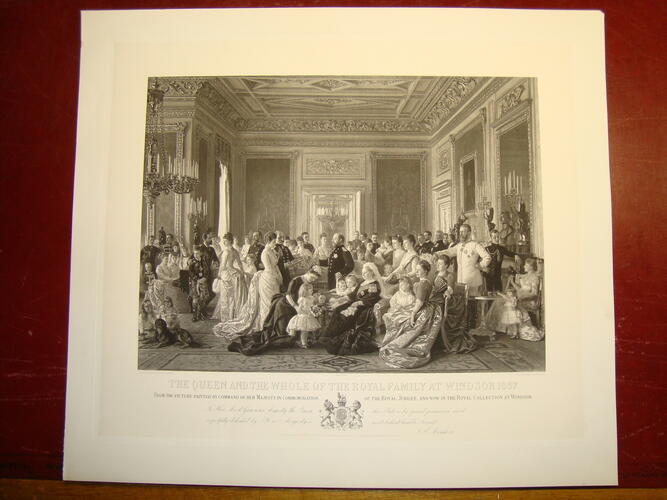 Master: [The Queen and the whole of the royal family at Windsor, 1887]
Item: The Queen and the whole of the royal family at Windsor, 1887