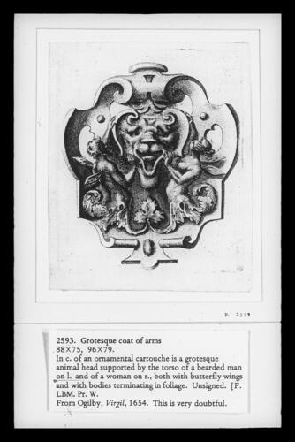 Grotesque coat of arms Grotesque coat of arms