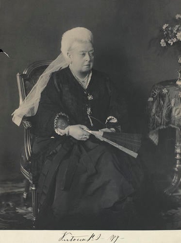 Portrait photograph of Queen Victoria (1819–1901), c. 1899