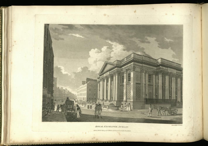 A Picturesque and descriptive view of the city of Dublin described in a series of the most interesting scenes taken in the year 1791 / by James Malton. With : A Brief authentic history from the earlie A Picturesque and descriptive view of the city of Dublin described in a series of the most interesting scenes taken in the year 1791 / by James Malton. With : A Brief authentic history from the earlie
