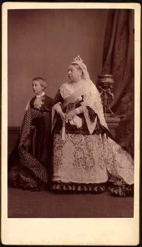 Queen Victoria and her page, Arthur Ponsonby
