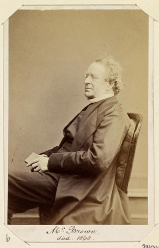 Mr Brown. [Royal Household Portraits. Volume 55. ]