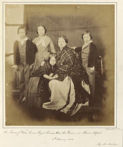 Queen Victoria with The Prince of Wales, the Princess Royal, Princess Alice and Prince Alfred Queen Victoria with The Prince of Wales, the Princess Royal, Princess Alice and Prince Alfred