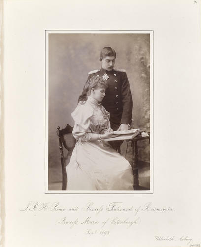 Prince and Princess Ferdinand of Roumania, 1893 [in Portraits of Royal Children Vol. 41	1893-1894]