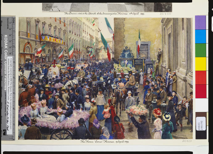 The Corso dei Fiori at Florence, 15 April 1893