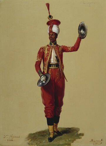 Cymbalist Jean Baptiste (1792-1857), Scots Fusilier Guards