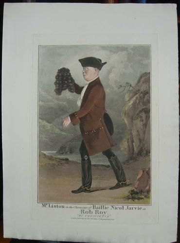 Mr Liston in the Character of Baille Nicol Jarvie in Rob Roy