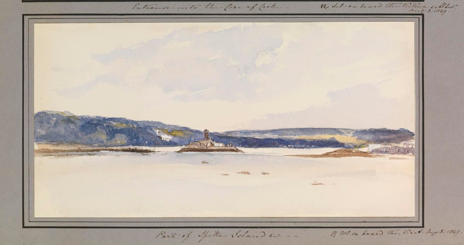 Master: Queen Victoria's Sketchbook 1848-1854
Item: Part of Spike Island &c. - -
