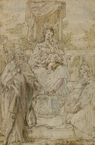 The Virgin and Child with saints