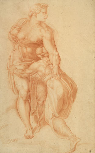 Two female figures, from the Last Judgment Two female figures, from the Last Judgment