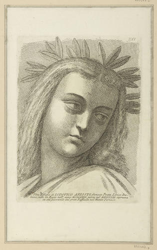 Master: Set of twenty-four heads from the 'Parnassus'
Item: Head of a poet [from the 'Parnassus']