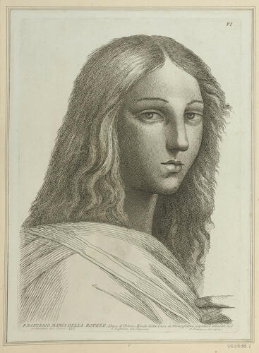 Master: Set of twenty-four heads from 'The School of Athens'
Item: Head of a long-haired youth [from 'The School of Athens']