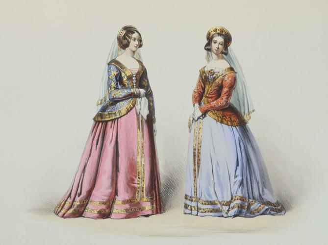 Souvenir of the Bal Costume, given by H. M. Queen Victoria at Buckingham Palace, May 12, 1842 / drawings from the original dresses by Coke Smyth ; letterpress by J. R. Planche