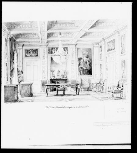 Royal visit to Louis-Philippe: Prince Albert's dressing-room at Eu