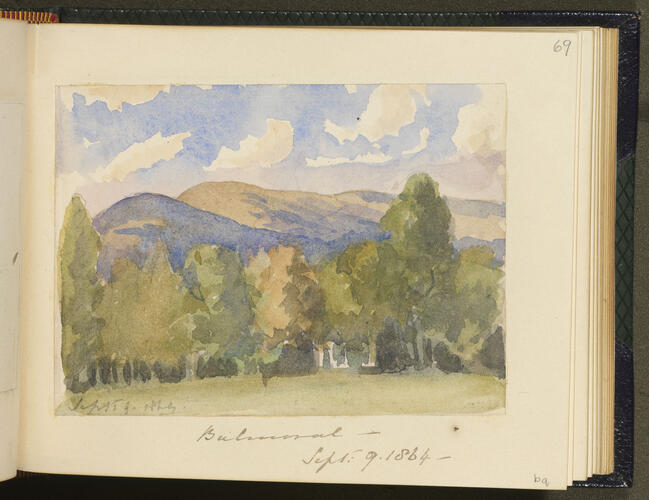 Master: SKETCHES FROM NATURE V. R. 1862 TO 1864
Item: Balmoral