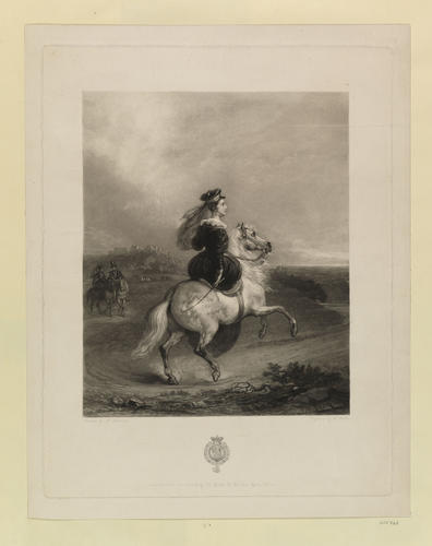 [Queen Victoria on Horseback]