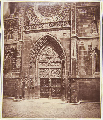 'Doorway of St Lawrence Church at Nuremberg'