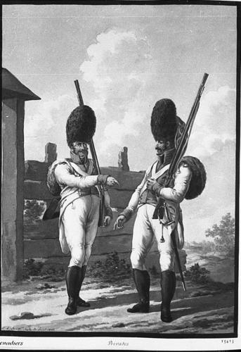 Spanish Army. Privates, Grenadiers Spanish Army. Privates, Grenadiers