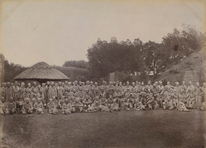 Wounded Crimean War Veterans at Chatham Military Hospital