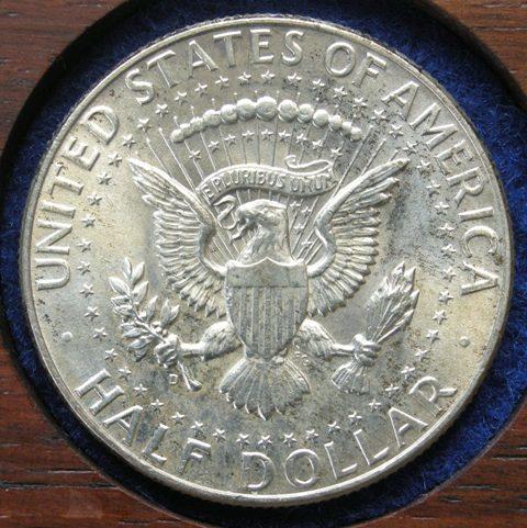 U. S. A. Half dollar, 1964 U. S. A. Half dollar, 1964
