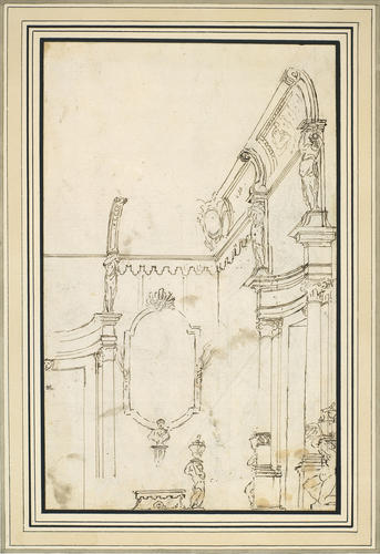 A baroque salone A baroque salone