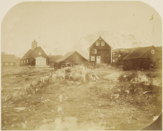 Holsteinborg, Greenland, 1854 [Album: HMS's Phoenix and Talbot in search of Sir John Franklin, 1854]