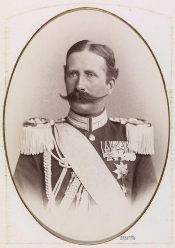 Prince Henry XVIII of Reuss (Younger Line). [Album: Photographs. Royal Portraits, 1883-1891]