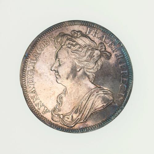 Medal commemorating the Coronation of Queen Anne