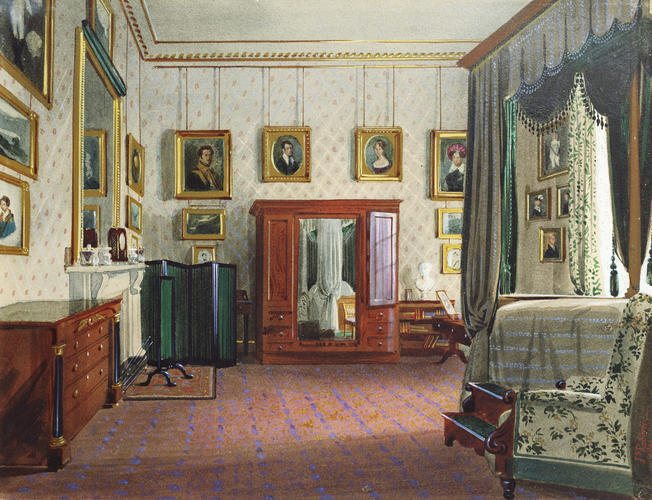 Views of Clarence House: the Duchess of Kent's bedroom