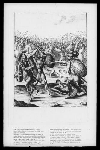 Aeneas' fight with Mezentius and Lausus Aeneas' fight with Mezentius and Lausus