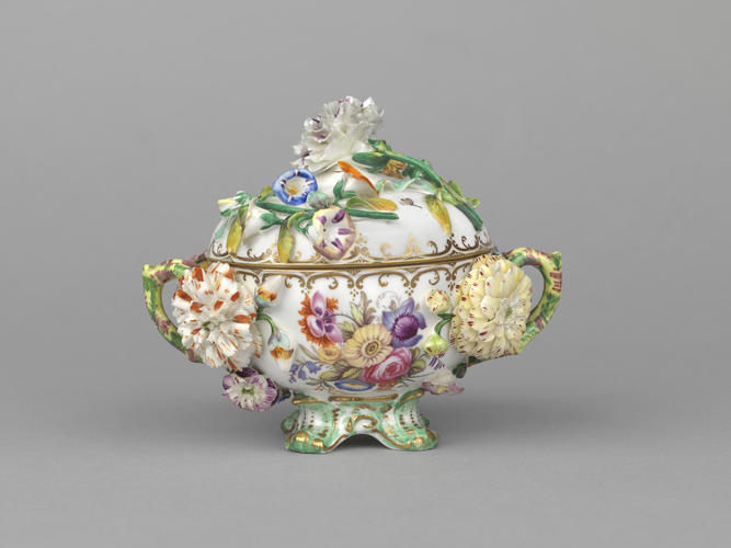 Two-handled Bowl and Cover