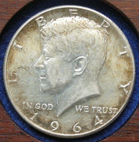 U. S. A. Half dollar, 1964 U. S. A. Half dollar, 1964