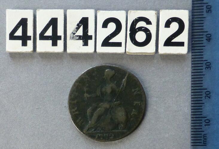Great Britain. George III halfpenny, 1772 Great Britain. George III halfpenny, 1772