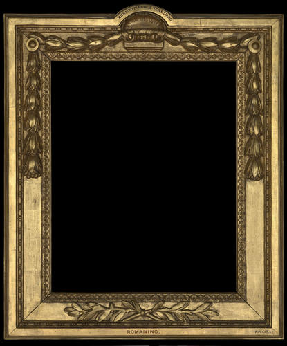 Frame for RCIN 406370, Romanino, Portrait of a Man Frame for RCIN 406370, Romanino, Portrait of a Man