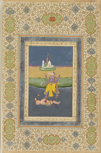 Master: Dasavatara दशावतार (The ten Incarnations of Vishnu)
Item: वराह अवतार Varaha Avatar Master: Dasavatara दशावतार (The ten Incarnations of Vishnu)
Item: वराह अवतार Varaha Avatar