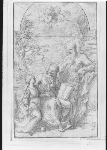 St Anne teaches the Virgin to read