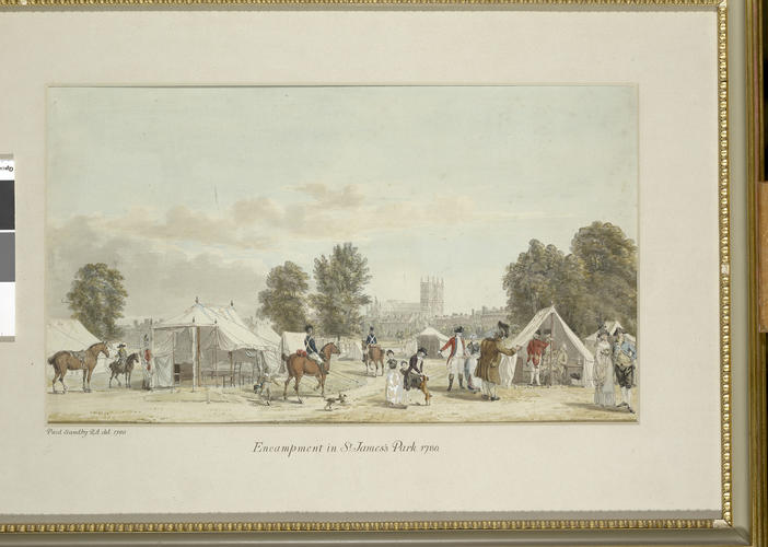 Encampment in St James's Park