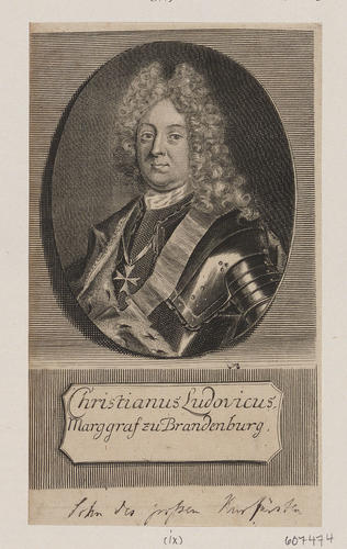 Christianus Ludovicus Marggraf zu Brandenburg