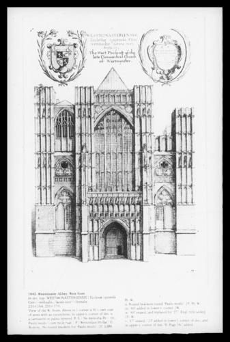 Westminster Abbey: west front Westminster Abbey: west front